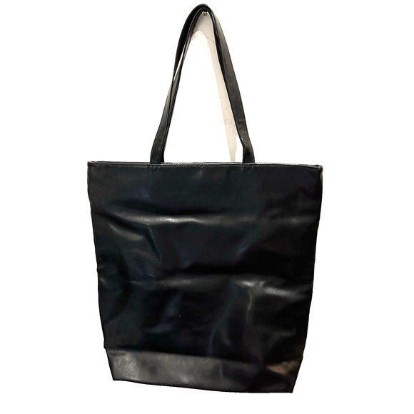 Women’s Victoria’s Secret Black Faux Leather Bohemian Fringe Limited Tote bag - Picture 6 of 9